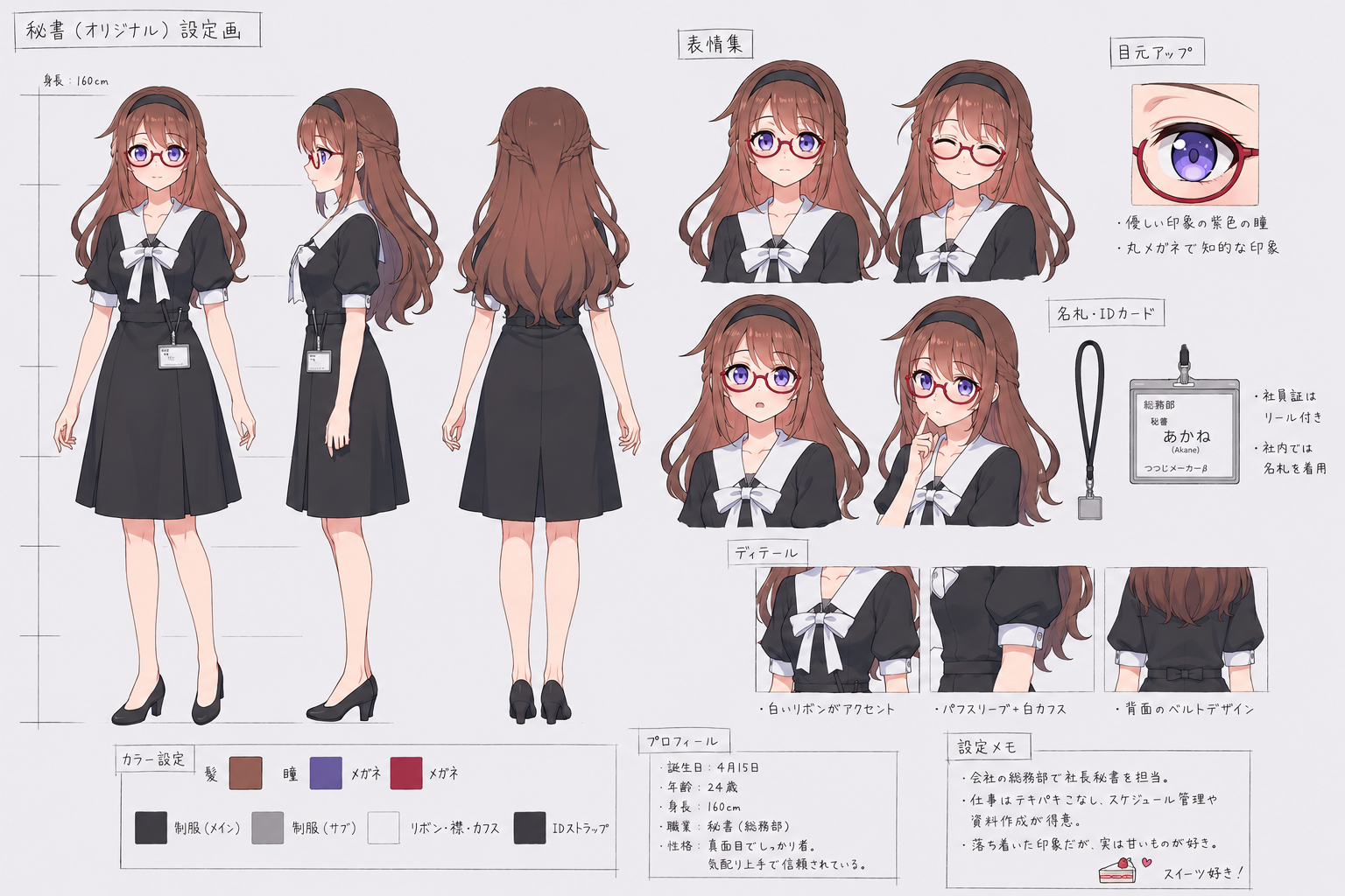 Character sheet