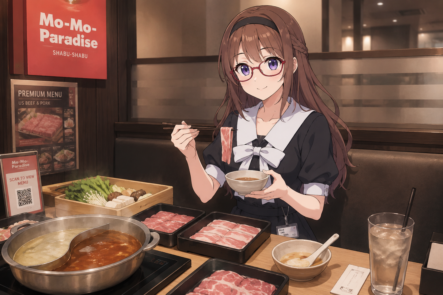 Shabu-shabu dinner